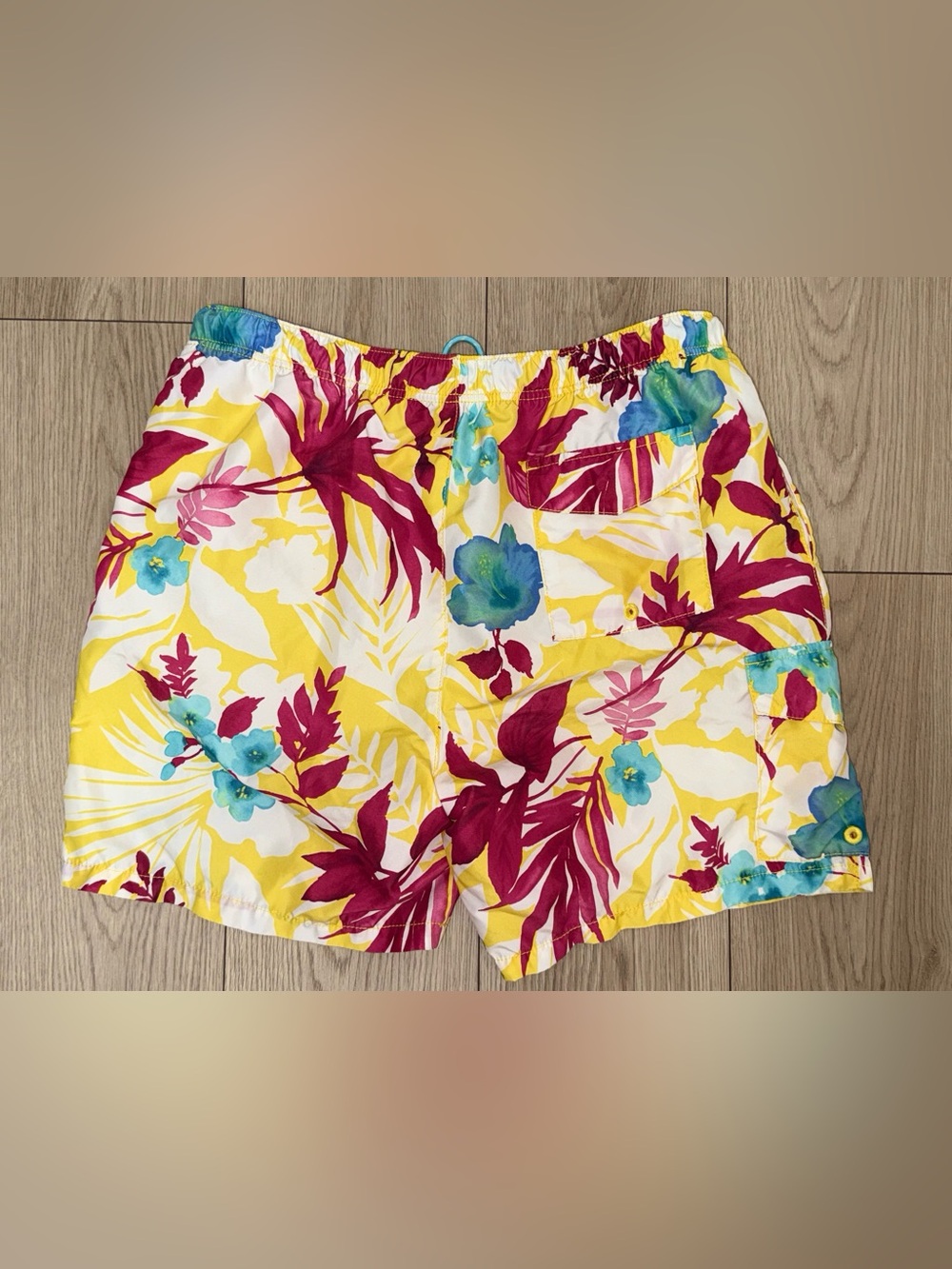 Tommy Bahama RELAX Swim Trunks Mens Multi Large Floral Tropical Flowers Lined